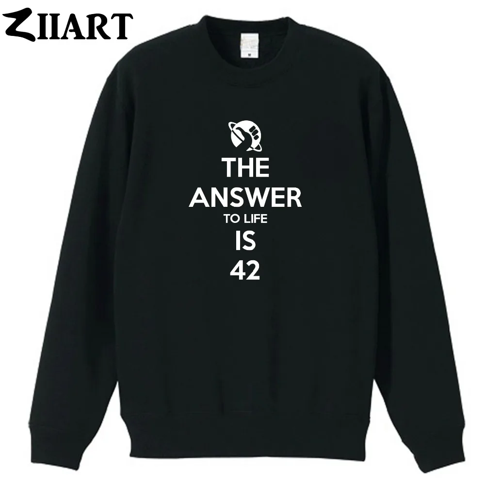 the answer to life is 42 couple clothes girls woman cotton autumn winter fleece Sweatshirt
the answer to life is 42 couple clothes girls woman cotton autumn winter fleece Sweatshirt