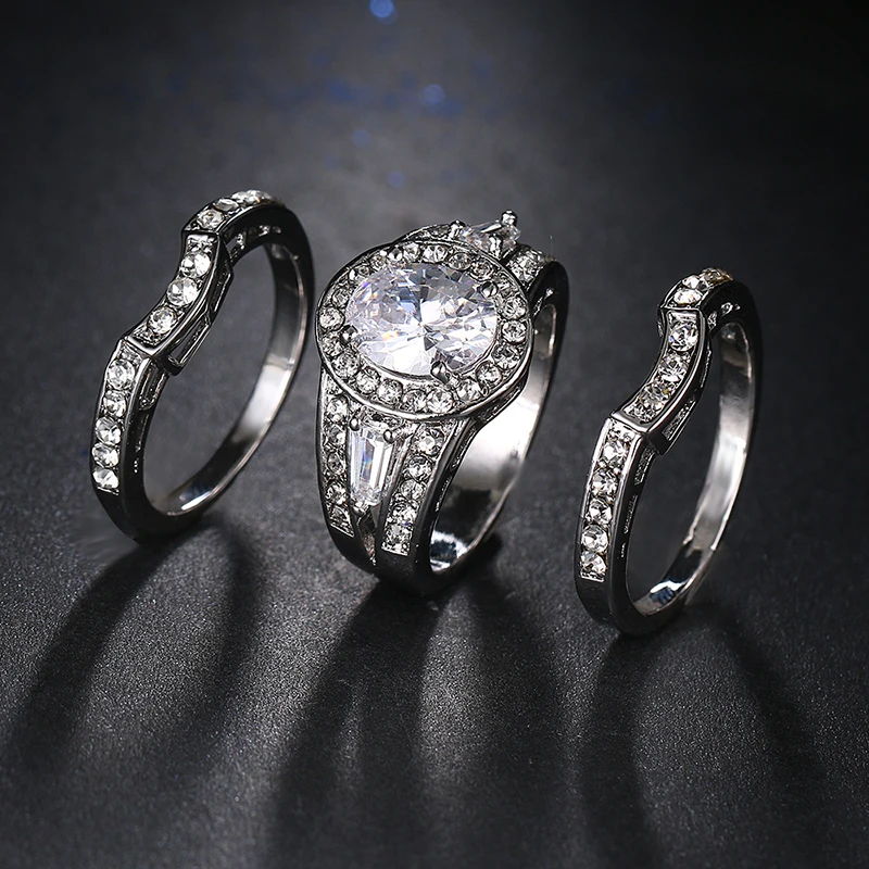 2017 New Design White Gold Color Brilliant with Pave Band Cubic Zirconia anillos mujer Fashion Jewelry Wedding Ring Sets R-042
2017 New Design White Gold Color Brilliant with Pave Band Cubic Zirconia anillos mujer Fashion Jewelry Wedding Ring Sets R-042