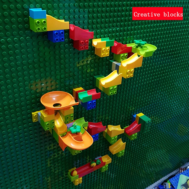 Creative Building Blocks Set Wall DIY Marble Race Run Construction Toy Compatible Brick Educational Toys for Kids
Creative Building Blocks Set Wall DIY Marble Race Run Construction Toy Compatible Brick Educational Toys for Kids