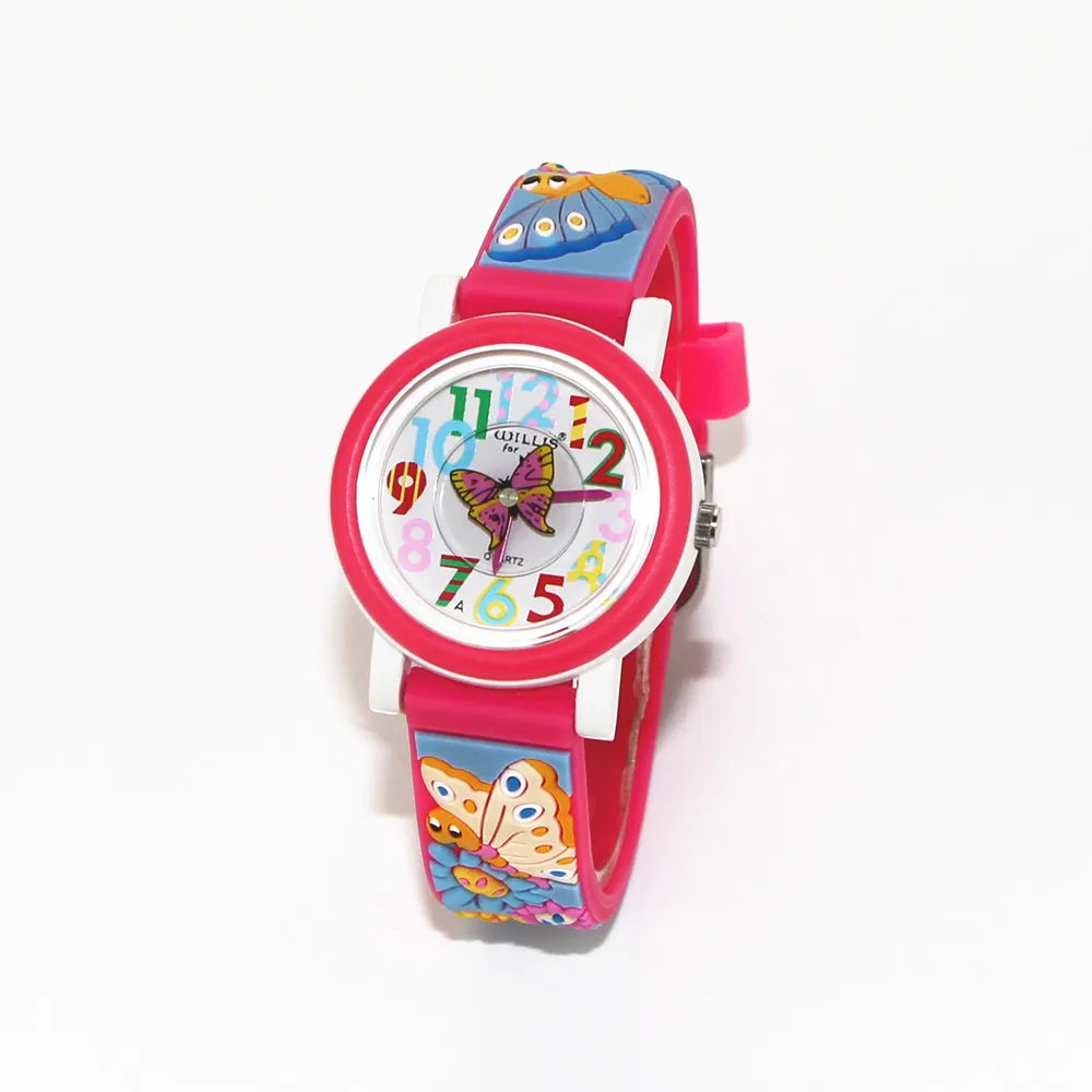 Водонепроницаемые наручные часы для маленьких девочек детей студентов