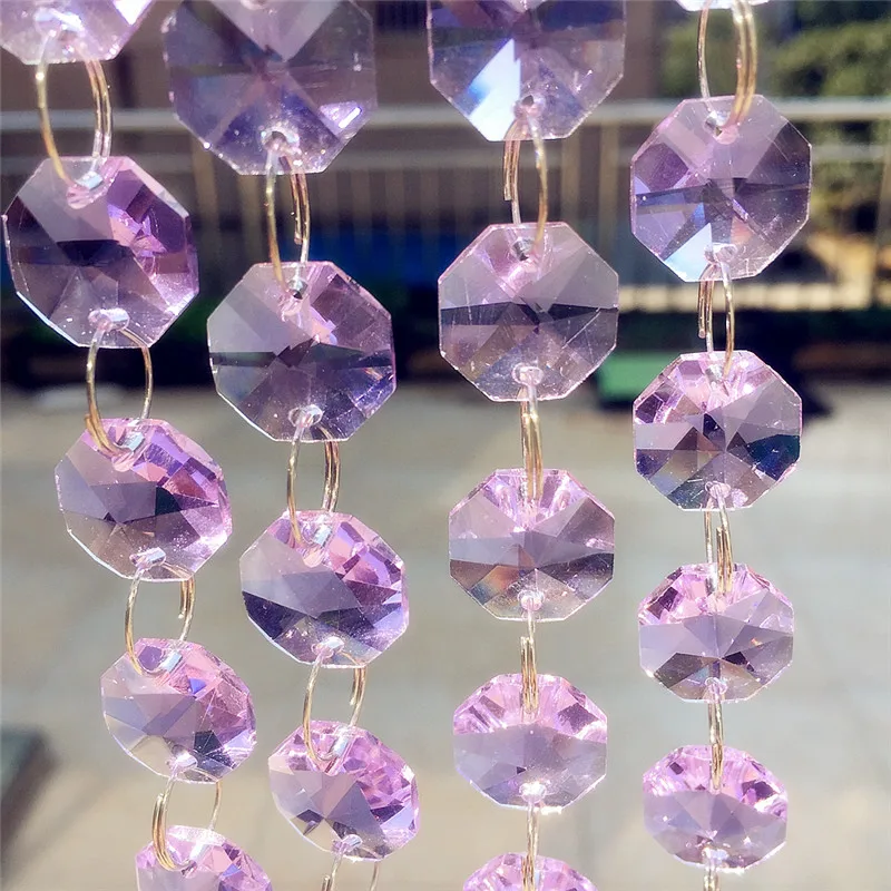 500m Lilac Crystal Glass Octagon Beads Crystal Glass Garland Strand For Wedding & Christmas Party Event Home Lamp Decoration
500m Lilac Crystal Glass Octagon Beads Crystal Glass Garland Strand For Wedding & Christmas Party Event Home Lamp Decoration