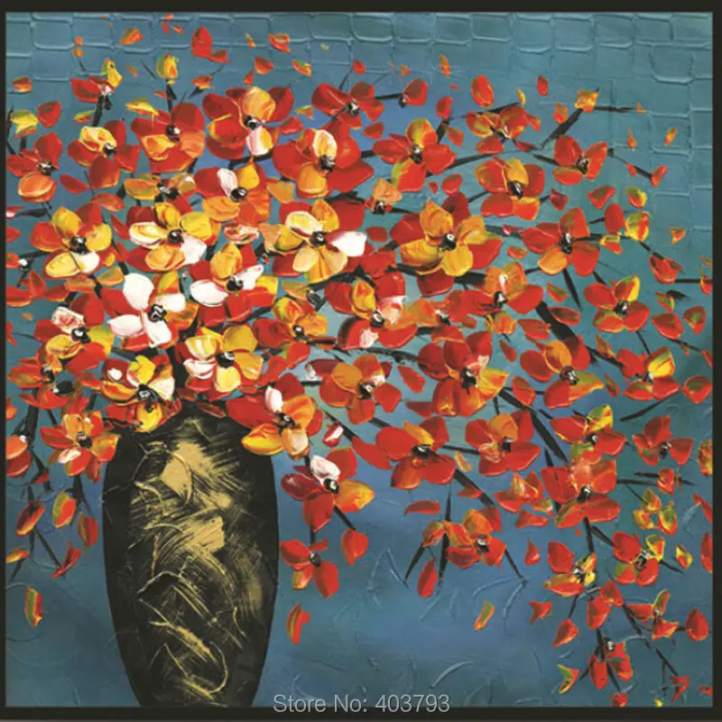 Hand Painted Wall Art Oil Painting Europe Style Beautiful Flower On Canvas Modern Decorative Pictures Painting Home Decor
Hand Painted Wall Art Oil Painting Europe Style Beautiful Flower On Canvas Modern Decorative Pictures Painting Home Decor
