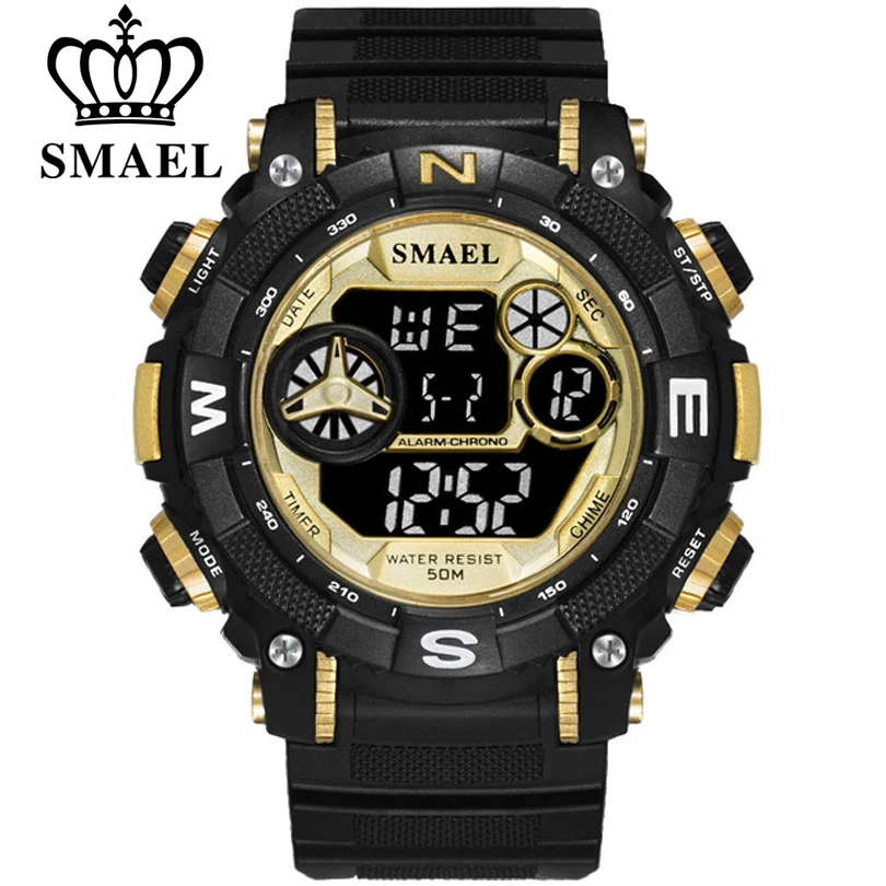 SMAEL Digital Watch Men WristWatch Date Waterproof Chronograph Running Clocks Montres Femmes Sport Watch Mens relogio masculino
SMAEL Digital Watch Men WristWatch Date Waterproof Chronograph Running Clocks Montres Femmes Sport Watch Mens relogio masculino