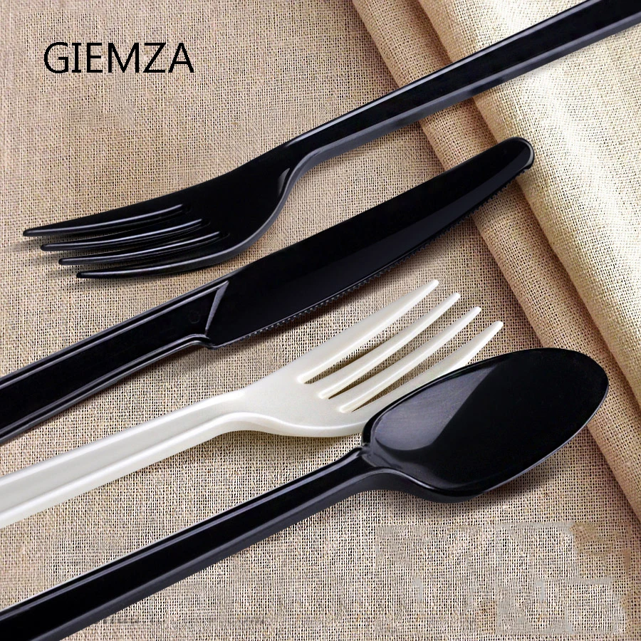 GIEMZA 50pcs/100pcs Long Handle Fork Disposable Tableware Thickening Fine Plastic Food Knife Individual Package Factory Sales
GIEMZA 50pcs/100pcs Long Handle Fork Disposable Tableware Thickening Fine Plastic Food Knife Individual Package Factory Sales