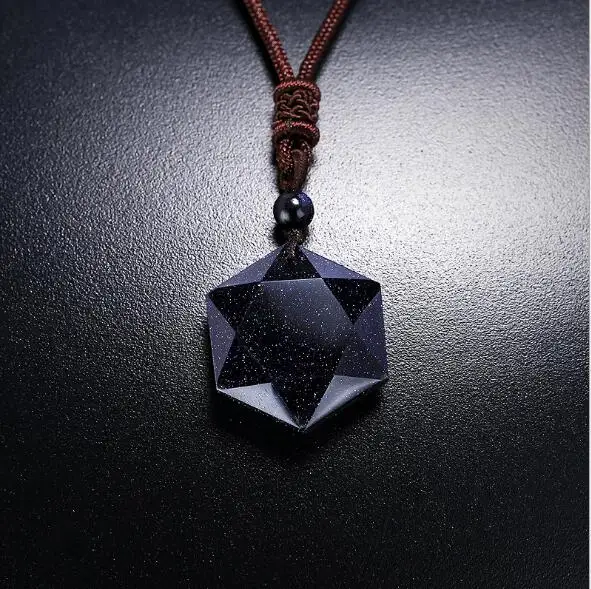 Suspension Planet Blue Sandstone Star Hexagram Leather Chain Pendants Necklace For Womem Dropshipping
Suspension Planet Blue Sandstone Star Hexagram Leather Chain Pendants Necklace For Womem Dropshipping