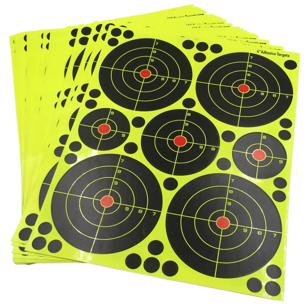 Air Rifle Shooting Targets 25 sheets/lot Splatter blossom Targets 4"x4 pieces, 3"x1 piece, 2"x2 pieces for Gun, Rifle, Pistol
Air Rifle Shooting Targets 25 sheets/lot Splatter blossom Targets 4"x4 pieces, 3"x1 piece, 2"x2 pieces for Gun, Rifle, Pistol