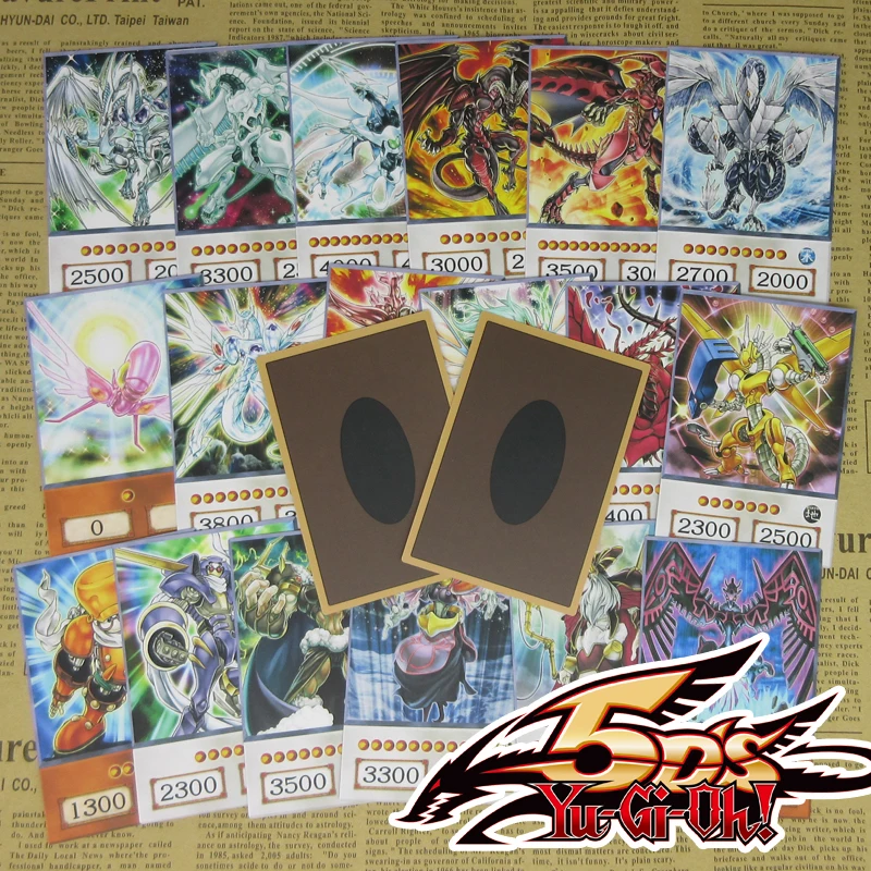 20pcs Yugioh 5D's Anime Style Orica Cards Stardust Dragon Trishula Odin 5ds Yusei 4Kids Classic Synchro Monster Dropshipping
20pcs Yugioh 5D's Anime Style Orica Cards Stardust Dragon Trishula Odin 5ds Yusei 4Kids Classic Synchro Monster Dropshipping