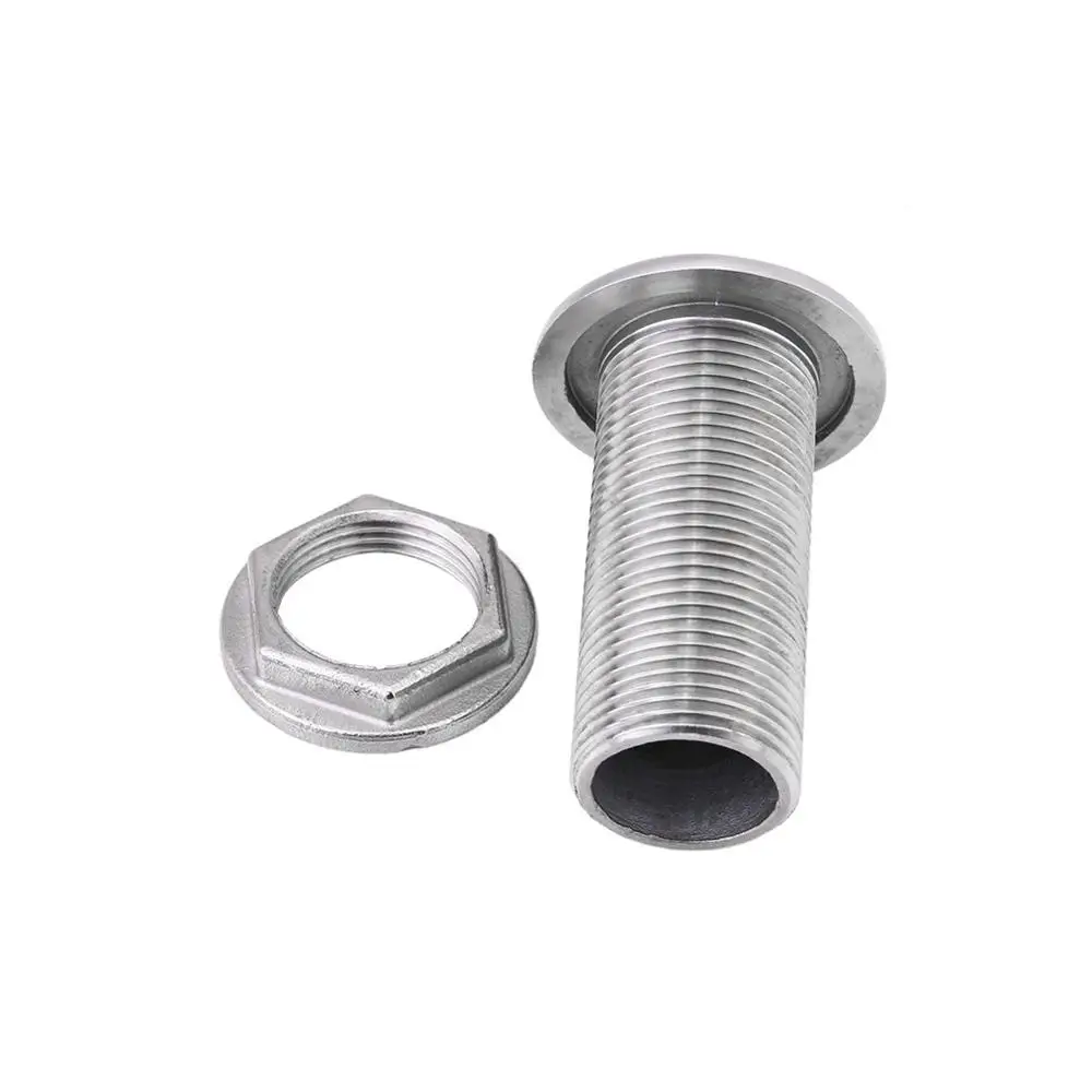 Boat Straight Thru-Hull Connection for Hose 1/2 inch Barb Marine 316 Stainless Steel
Boat Straight Thru-Hull Connection for Hose 1/2 inch Barb Marine 316 Stainless Steel
