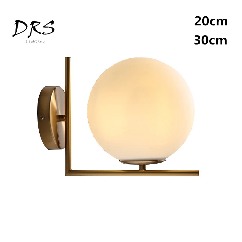 Modern nordic Glass Meta black/gold ball Retro Vintage Wall lamp E27 Loft for cafe bedroom foyer
Modern nordic Glass Meta black/gold ball Retro Vintage Wall lamp E27 Loft for cafe bedroom foyer