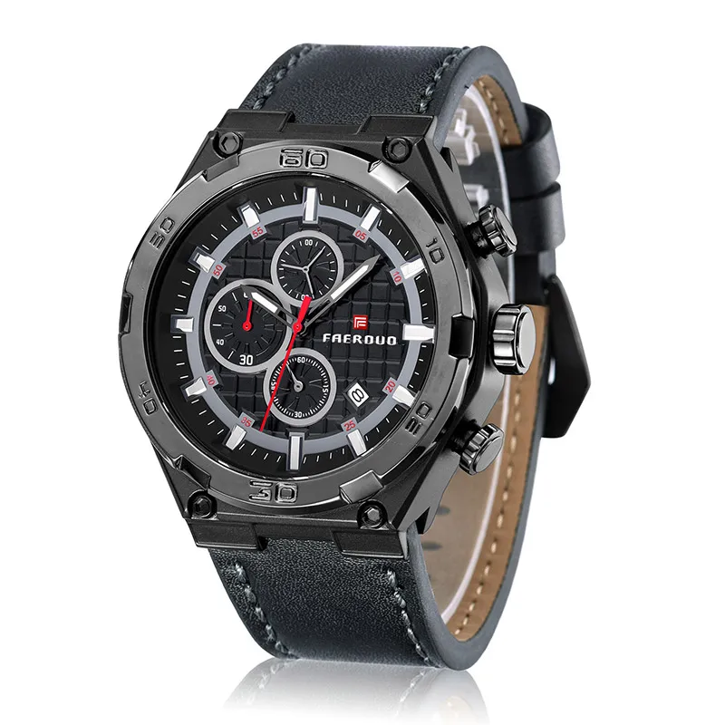 Fashion Mens Watches Top Brand Luxury Waterproof 24 hour Date Quartz Watch Man Leather Sport Wrist Watch Men Waterproof Clock
Fashion Mens Watches Top Brand Luxury Waterproof 24 hour Date Quartz Watch Man Leather Sport Wrist Watch Men Waterproof Clock