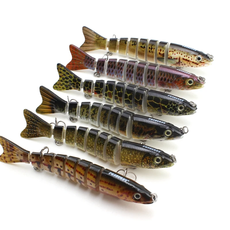 14cm 3D Eyes Lifelike Fishing Lure With Treble Hooks 8 Jointed Sections Swimbait Hard Bait Isca Artificial Lures Fishing Tackle
14cm 3D Eyes Lifelike Fishing Lure With Treble Hooks 8 Jointed Sections Swimbait Hard Bait Isca Artificial Lures Fishing Tackle