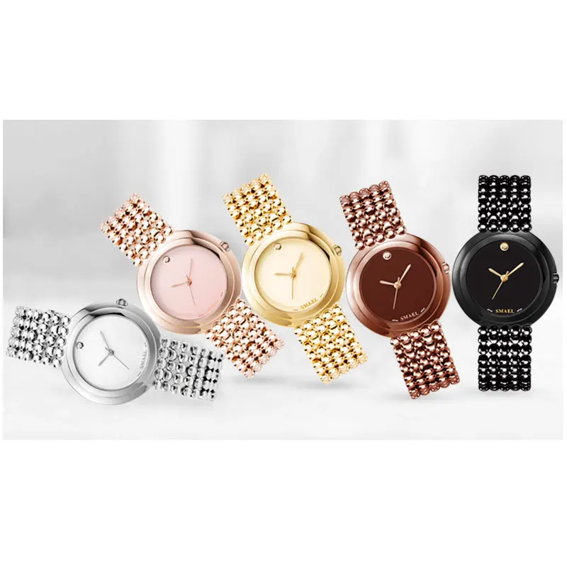 SMAEL Women Quartz Watch Fashion Metal Mesh Belt Casual Ladies Watch Female Quartz Gold Watch Simple For Women Clock
SMAEL Women Quartz Watch Fashion Metal Mesh Belt Casual Ladies Watch Female Quartz Gold Watch Simple For Women Clock