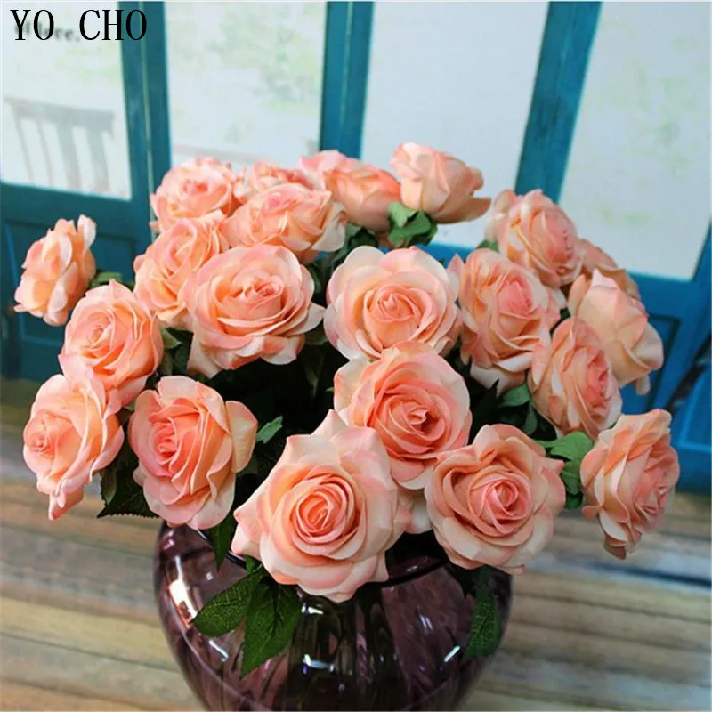 YO CHO (3pcs/lot) wedding decoration artificial silk rose flower home accessories table fake crimping rose centerpiece peony
YO CHO (3pcs/lot) wedding decoration artificial silk rose flower home accessories table fake crimping rose centerpiece peony