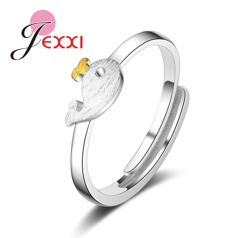 Top Quality 925 Sterling Silver Drawing Gold Horn Whale Fashion Lovely Adjustable Ring For Dance Party Women Ring Gift
Top Quality 925 Sterling Silver Drawing Gold Horn Whale Fashion Lovely Adjustable Ring For Dance Party Women Ring Gift