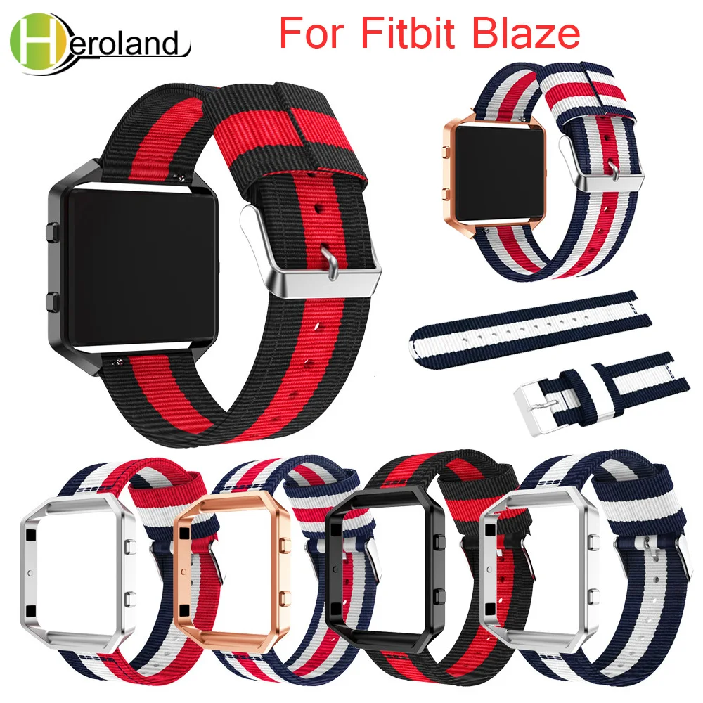 23mm WatchBand For Fitbit Blaze Wristband Fine Woven Nylon Sport Strap + Case Cover Bracelet Replacement smart Watchstrap belt
23mm WatchBand For Fitbit Blaze Wristband Fine Woven Nylon Sport Strap + Case Cover Bracelet Replacement smart Watchstrap belt