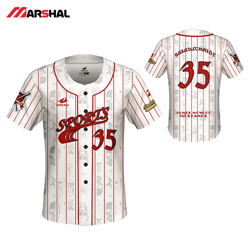 

Cheaper Throwback Baseball Jersey Men Sublimation Custom Camiseta Beisbol Hombre Breathable Camisa Beisebol Baseball Shirt