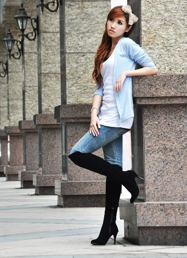 Big Size Women's Spring/Autumn Winter Folding Over Knee Boots Sexy Thin High Heel Boots Fashion Pointed toe Boots Women Shoes858
Big Size Women's Spring/Autumn Winter Folding Over Knee Boots Sexy Thin High Heel Boots Fashion Pointed toe Boots Women Shoes858