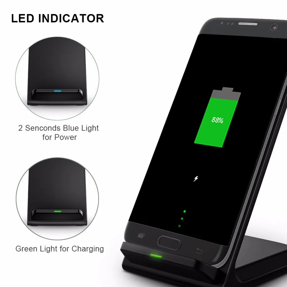 10W Fast Qi Standard Wireless Charger for iphone X Quick Wireless Charger Charging for Samsung Galaxy S8 S7 S6 Edge Note 8
10W Fast Qi Standard Wireless Charger for iphone X Quick Wireless Charger Charging for Samsung Galaxy S8 S7 S6 Edge Note 8