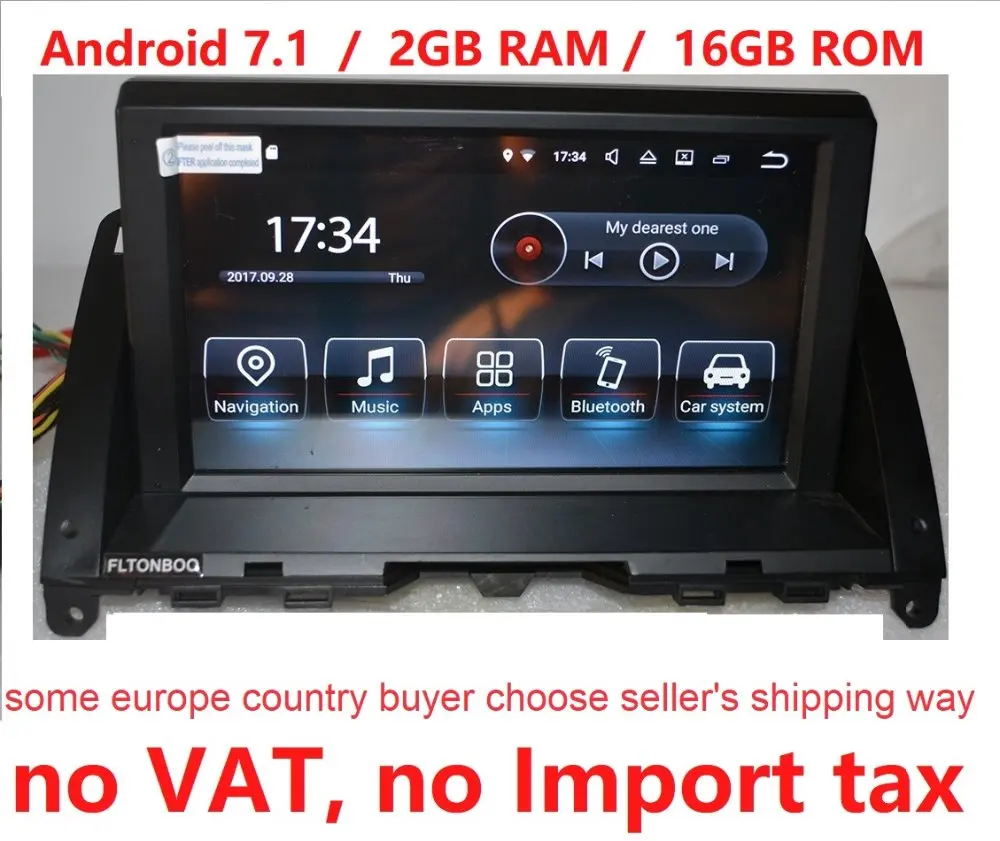 8 "android 7 1 Автомобильный GPS навигатор для Mercedes C Class W204 C180 C200 C300 Wi Fi canbus руль