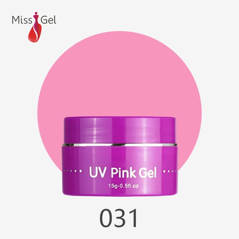 Акция магазина MissGel 6 шт. Великолепный 36 Цвет УФ розовый строительный гель ногтей |