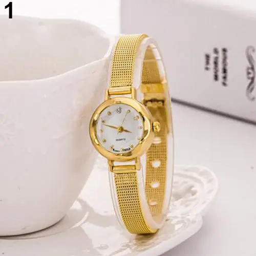 Women's Fashion Mesh Fine Alloy Band Rhinestone Dial Quartz Bracelet Wrist Watch New
Women's Fashion Mesh Fine Alloy Band Rhinestone Dial Quartz Bracelet Wrist Watch New
