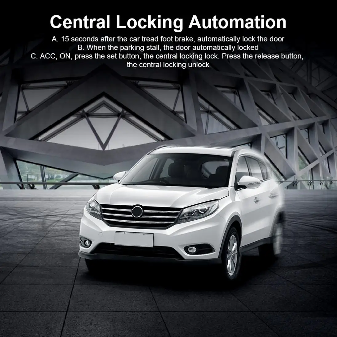 Universal ABS Car Alarm System Auto Remote Start Stop Engine System with Auto Central Lock and Keyless Entry 5A with Key 4
Universal ABS Car Alarm System Auto Remote Start Stop Engine System with Auto Central Lock and Keyless Entry 5A with Key 4