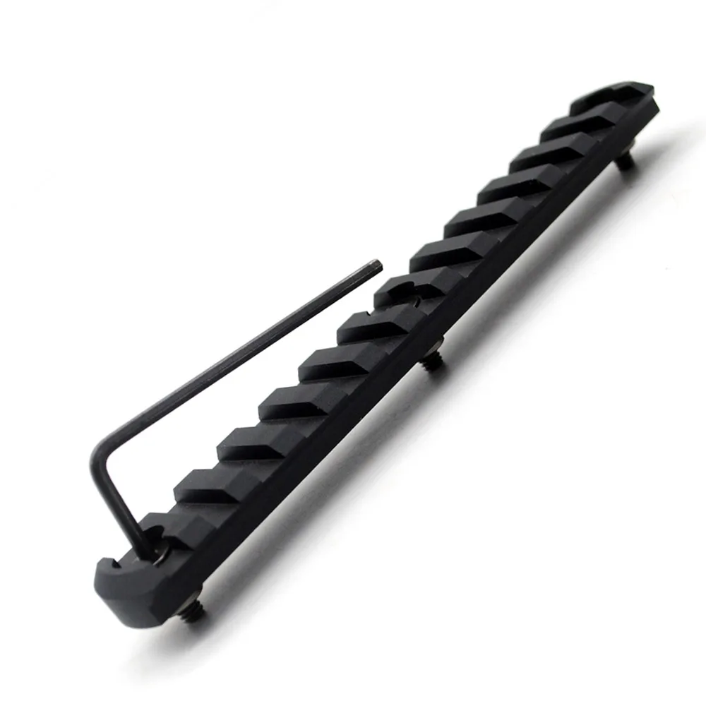 Aluminum 13 Slots 5.4'' inch Black Picatinny Weaver Rail Section For Keymod Handgurad Mount System
Aluminum 13 Slots 5.4'' inch Black Picatinny Weaver Rail Section For Keymod Handgurad Mount System