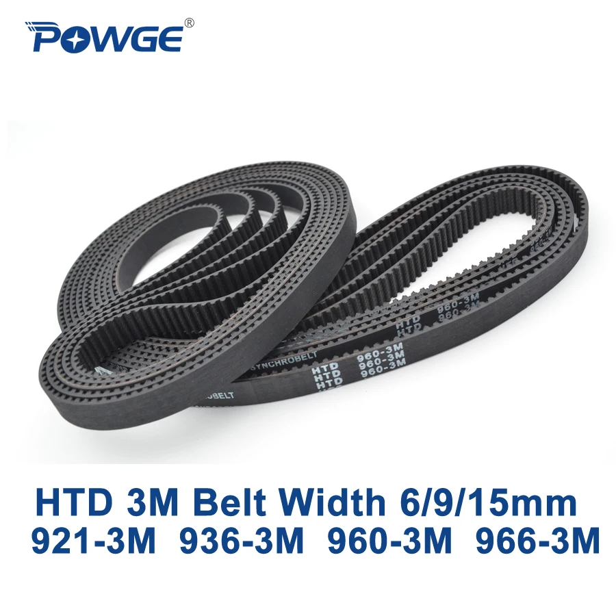 POWGE HTD 3M Timing belt C= 921 936 960 966 width 6/9/15mm Teeth 307 312 320 322 HTD3M synchronous 921-3M 936-3M 960-3M 966-3M
POWGE HTD 3M Timing belt C= 921 936 960 966 width 6/9/15mm Teeth 307 312 320 322 HTD3M synchronous 921-3M 936-3M 960-3M 966-3M