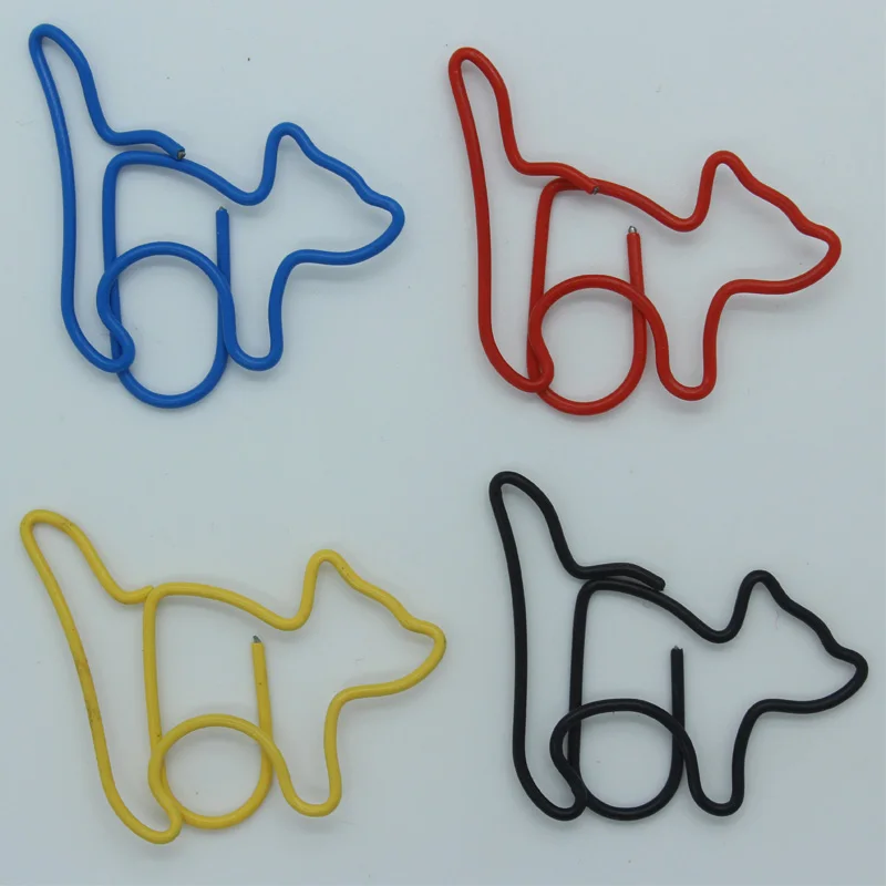 200pcs/lot creative animal cat shape clip interesting bookmark metal paper clips crafts office supplies and home
200pcs/lot creative animal cat shape clip interesting bookmark metal paper clips crafts office supplies and home
