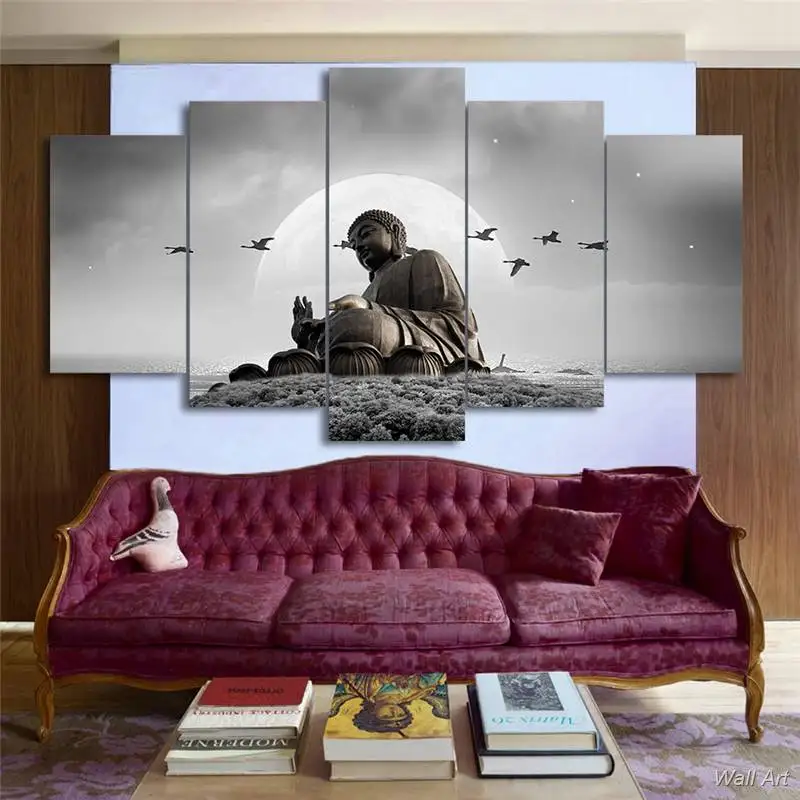 Hd Printed 5 Piece Canvas Art Buddha Painting Posters And Prints Wall Pictures For Living Roomhome Decor Free Shipping -92586-YP
Hd Printed 5 Piece Canvas Art Buddha Painting Posters And Prints Wall Pictures For Living Roomhome Decor Free Shipping -92586-YP