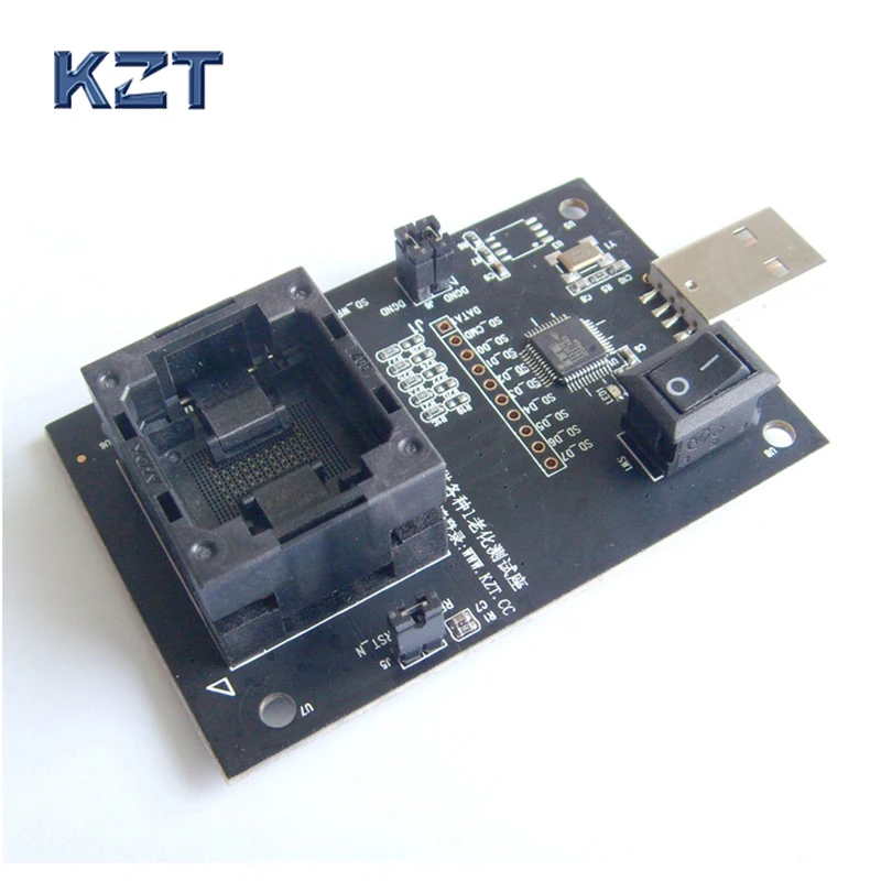 eMMC100 socket BGA100 test Android phone Nand flash eMMC Reader programmer socket Adapter USB interface to read by PC directly
eMMC100 socket BGA100 test Android phone Nand flash eMMC Reader programmer socket Adapter USB interface to read by PC directly