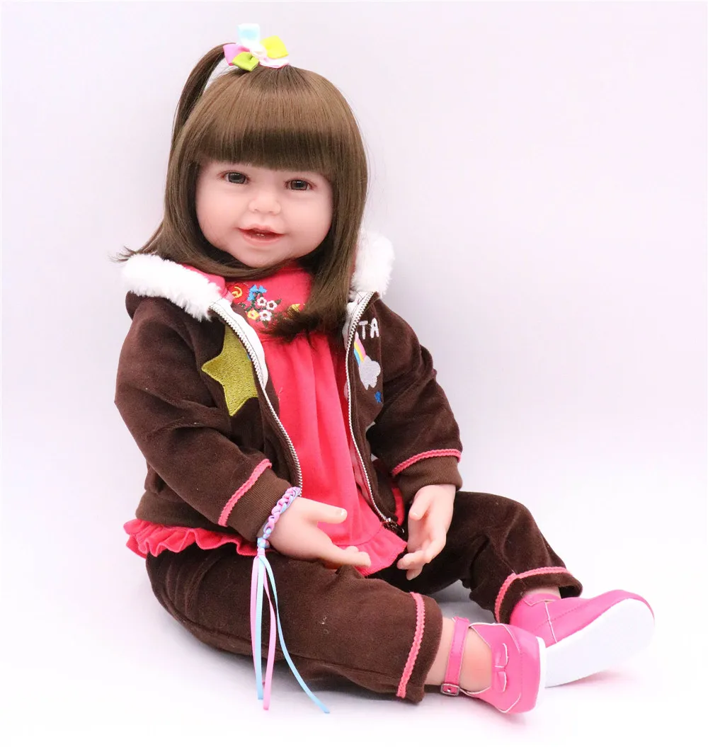 Long Hair Princess 61cm Silicone reborn doll baby girl doll reborn for children xmas gift bebe alive bonecas reborn de silicone
Long Hair Princess 61cm Silicone reborn doll baby girl doll reborn for children xmas gift bebe alive bonecas reborn de silicone