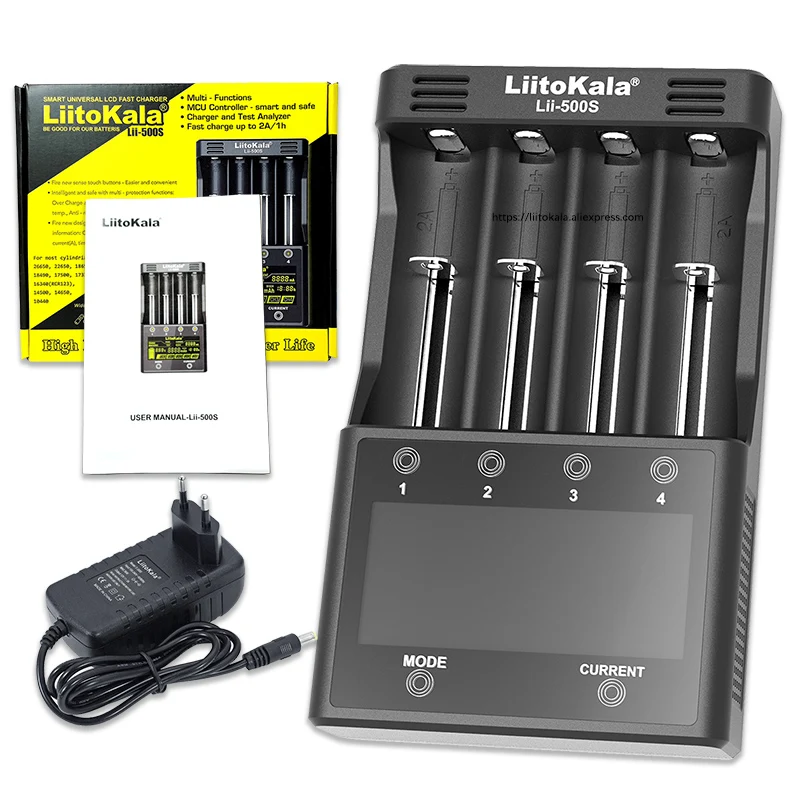 2019 LiitoKala Lii-500S Lii-PD4 18650 battery charger For 18650 26650 21700 batteries Test the battery capacity Touch control
2019 LiitoKala Lii-500S Lii-PD4 18650 battery charger For 18650 26650 21700 batteries Test the battery capacity Touch control