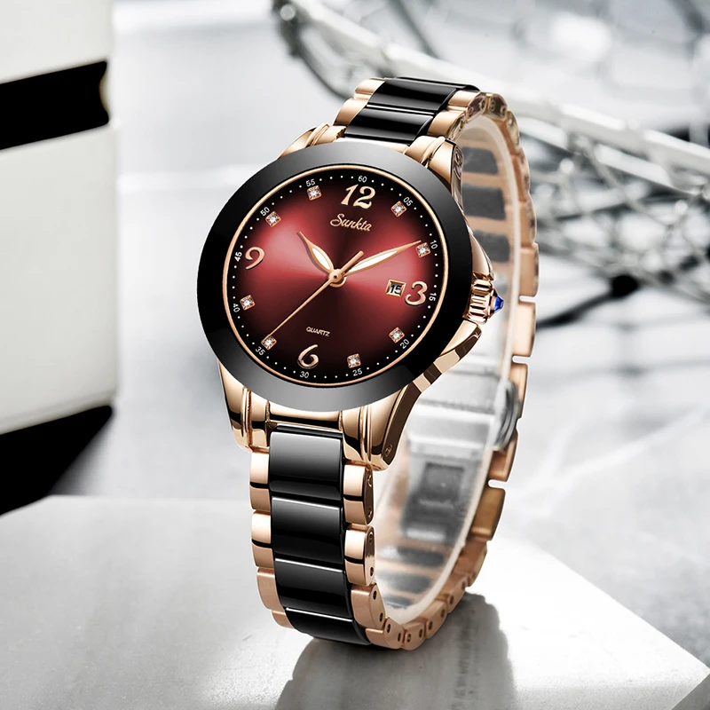 2019 SUNKTA Brand Fashion Watch Women Luxury Ceramic And Alloy Bracelet Analog Wristwatch Relogio Feminino Montre Relogio Clock
2019 SUNKTA Brand Fashion Watch Women Luxury Ceramic And Alloy Bracelet Analog Wristwatch Relogio Feminino Montre Relogio Clock