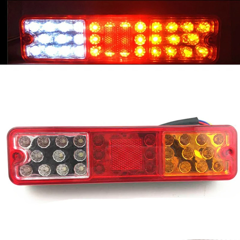 2Pcs Car Rear Tail Lamp 12V Truck Trailer Lorry Stop Taillight Turn Signal Lights Reverse Lamp
2Pcs Car Rear Tail Lamp 12V Truck Trailer Lorry Stop Taillight Turn Signal Lights Reverse Lamp