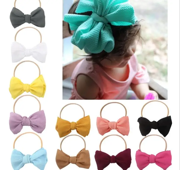 2019 Fashion Trendy Hot-sale Big 6" Newborn Fabric Bow Headband Baby Girls Hair Bows Nylon Headbands Hair Accessories 36pc/lot
2019 Fashion Trendy Hot-sale Big 6" Newborn Fabric Bow Headband Baby Girls Hair Bows Nylon Headbands Hair Accessories 36pc/lot