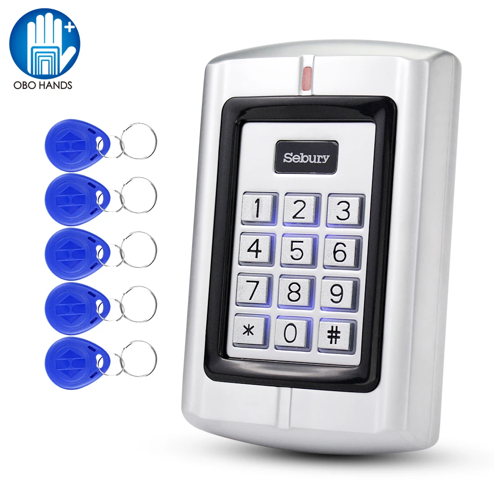 OBO Sebury RFID металлическая клавиатура контроля доступа 125 кГц Автономный контроллер