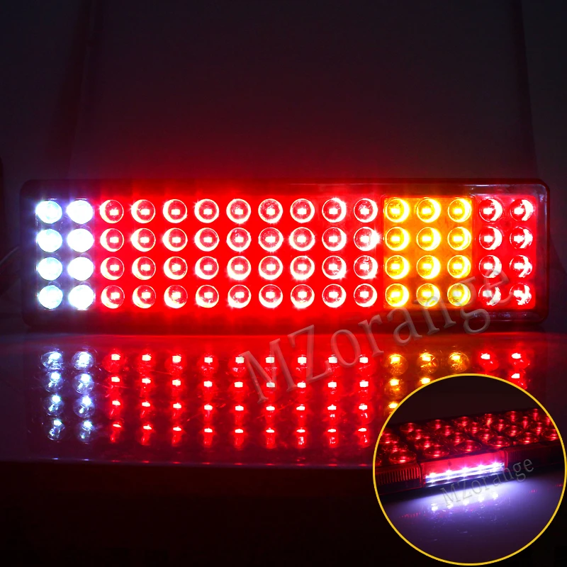 24V 2pcs Truck tail light 64LED waterproof rear reversing brake light taillight trailer universal Warning Flowing Signal Light
24V 2pcs Truck tail light 64LED waterproof rear reversing brake light taillight trailer universal Warning Flowing Signal Light
