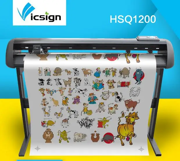 Плоттер Vicsign HSQ1200 48 дюймов с серводвигателем/автоматический самоклеящийся