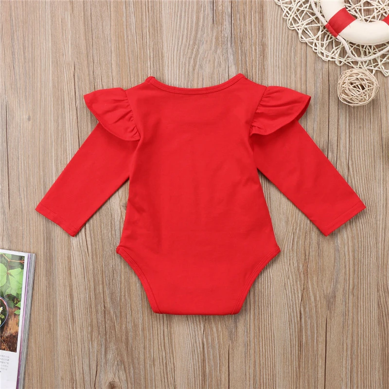 2019 Cute Newborn Baby Girls Red Ruffle Long Sleeve Bodysuit Jumpsuit Outfits Clothes
2019 Cute Newborn Baby Girls Red Ruffle Long Sleeve Bodysuit Jumpsuit Outfits Clothes