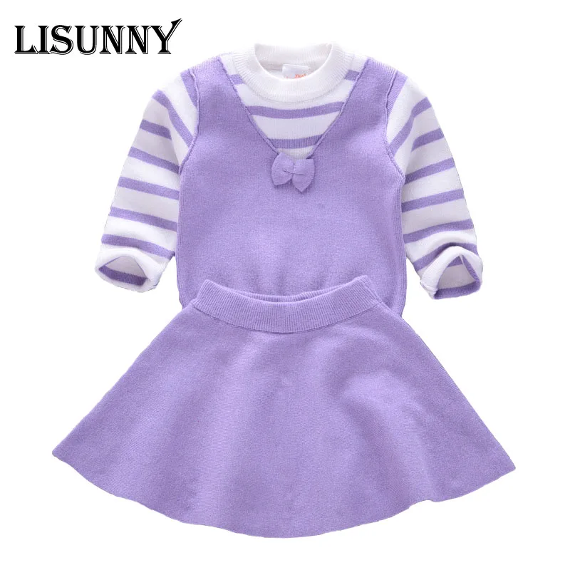 2022 Autumn Winter New Girls sweater dress Kids Sweater Children Clothing Cotton Baby Pullover + Knitted skirt stripe Jumper
2022 Autumn Winter New Girls sweater dress Kids Sweater Children Clothing Cotton Baby Pullover + Knitted skirt stripe Jumper