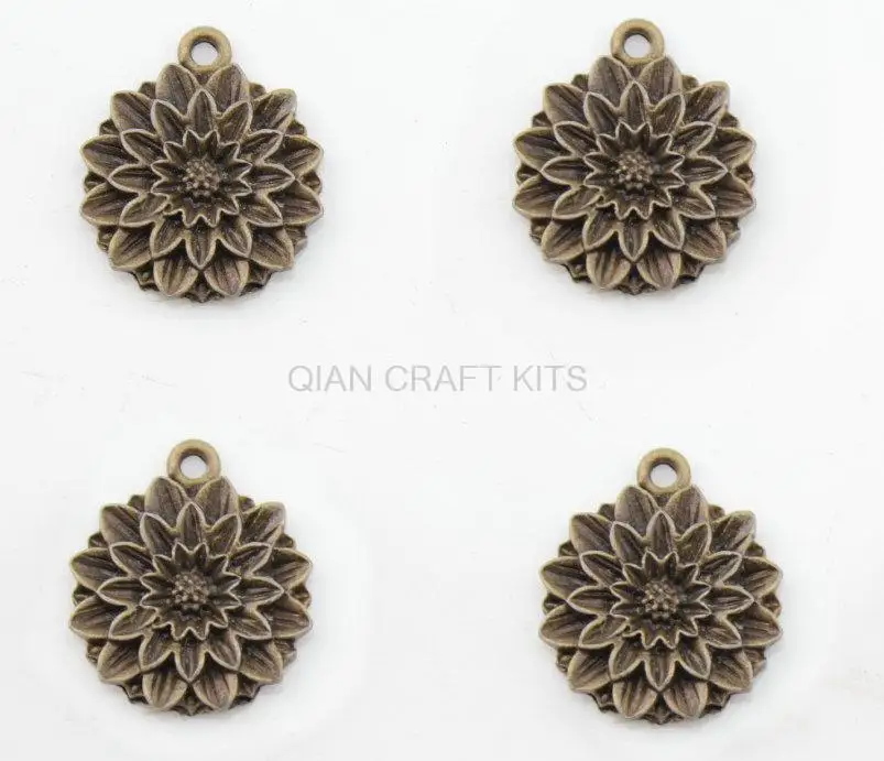 100pcs sun flower daisy mum flower antique bronze zinc alloy petal pendant, charm, drops for diy 23mm lead and nickle free
100pcs sun flower daisy mum flower antique bronze zinc alloy petal pendant, charm, drops for diy 23mm lead and nickle free