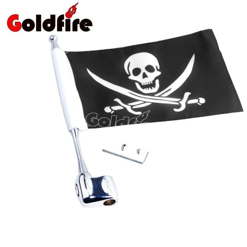 Motocycle flag Side Mount Luggage Rack Antenna Vertical Pirate Flag Pole For Honda GoldWing GL1800 GL1500 2001-2012
Motocycle flag Side Mount Luggage Rack Antenna Vertical Pirate Flag Pole For Honda GoldWing GL1800 GL1500 2001-2012