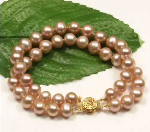 Hot sale new Style >>>>>2 Row beautiful AAA 9-10mm south sea purple pearl bracelet SOLID Gold 7.5-
Hot sale new Style >>>>>2 Row beautiful AAA 9-10mm south sea purple pearl bracelet SOLID Gold 7.5-