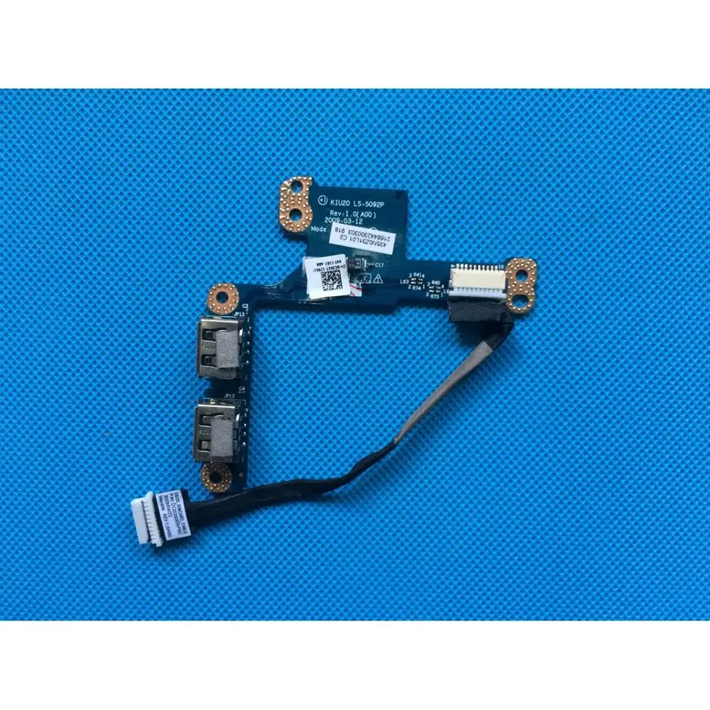 Оригинальные новые USB-порты левая сторона IO Плата с кабелем-G303T/0G303T/Φ/KIU20 CN-0G303T для Dell Inspiron Mini 10v 1011
Оригинальные новые USB-порты левая сторона IO Плата с кабелем-G303T/0G303T/Φ/KIU20 CN-0G303T для Dell Inspiron Mini 10v 1011