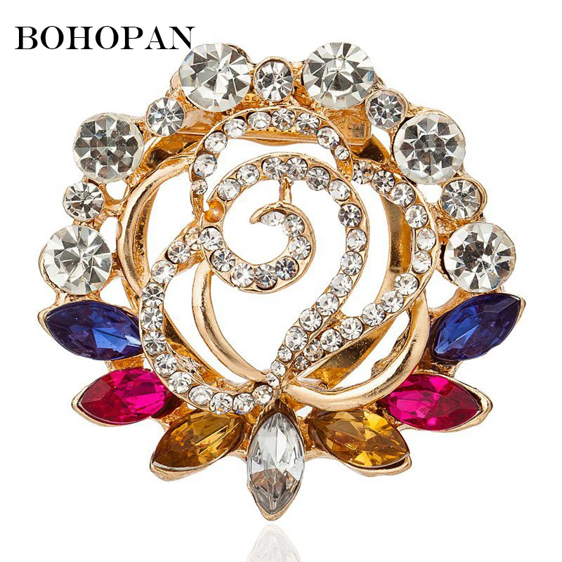 Luxury Rhinestone Hollow Rose Shape Brooch Fashion Jewelry Brooches For Women Brooch Flower Clothing Scarf Accessories Gift
Luxury Rhinestone Hollow Rose Shape Brooch Fashion Jewelry Brooches For Women Brooch Flower Clothing Scarf Accessories Gift