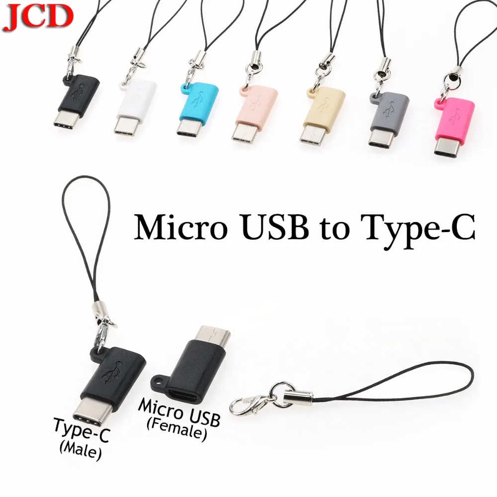 Адаптер JCD для Xiaomi 5 6 8 Type c Otg переходник с Micro Usb на C Зарядные разъемы Huawei p20 pro p10