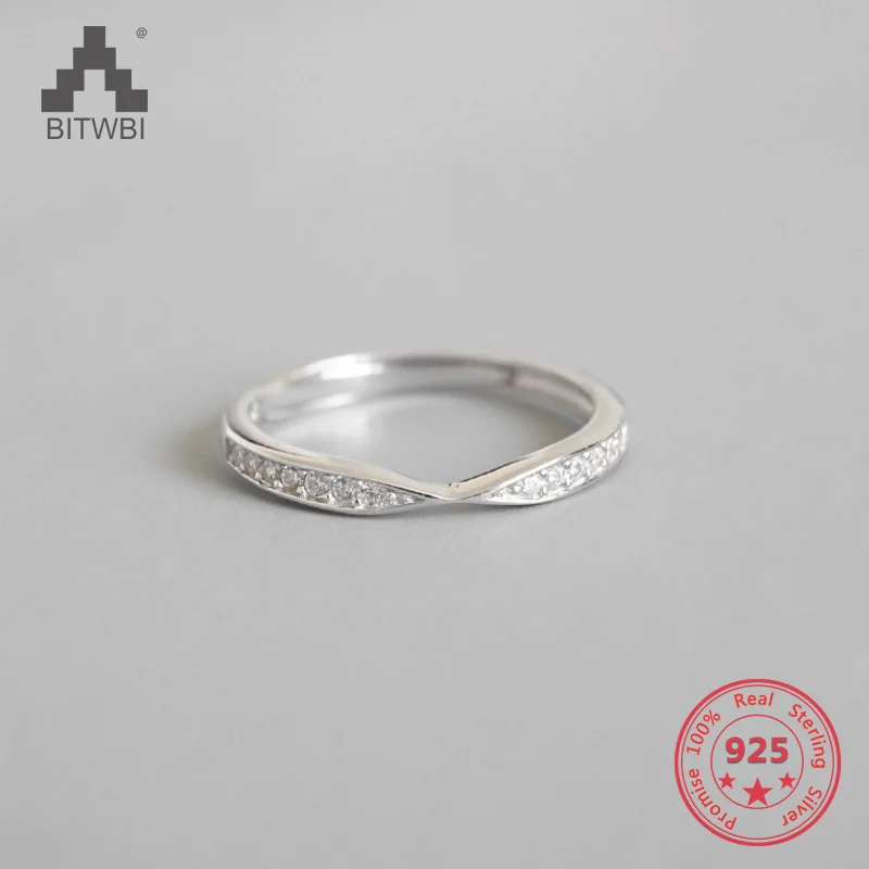 Real 925 Sterling Silver Rings For Girl Elegant Zircon Adjustable Rings Women Fine Jewelry Gift
Real 925 Sterling Silver Rings For Girl Elegant Zircon Adjustable Rings Women Fine Jewelry Gift