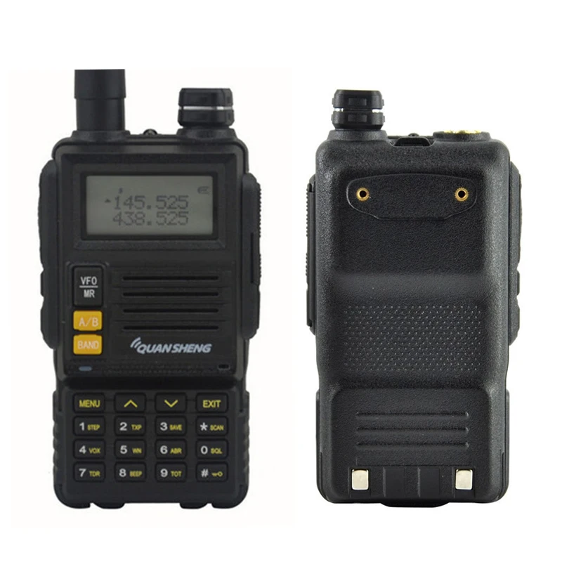 New Radio Walkie Talkie QUANSHENG TG-45UV VHF 136-174MHz & UHF 400-480MHz Dual Band 6W 128CH Portable Two way Radio
New Radio Walkie Talkie QUANSHENG TG-45UV VHF 136-174MHz & UHF 400-480MHz Dual Band 6W 128CH Portable Two way Radio