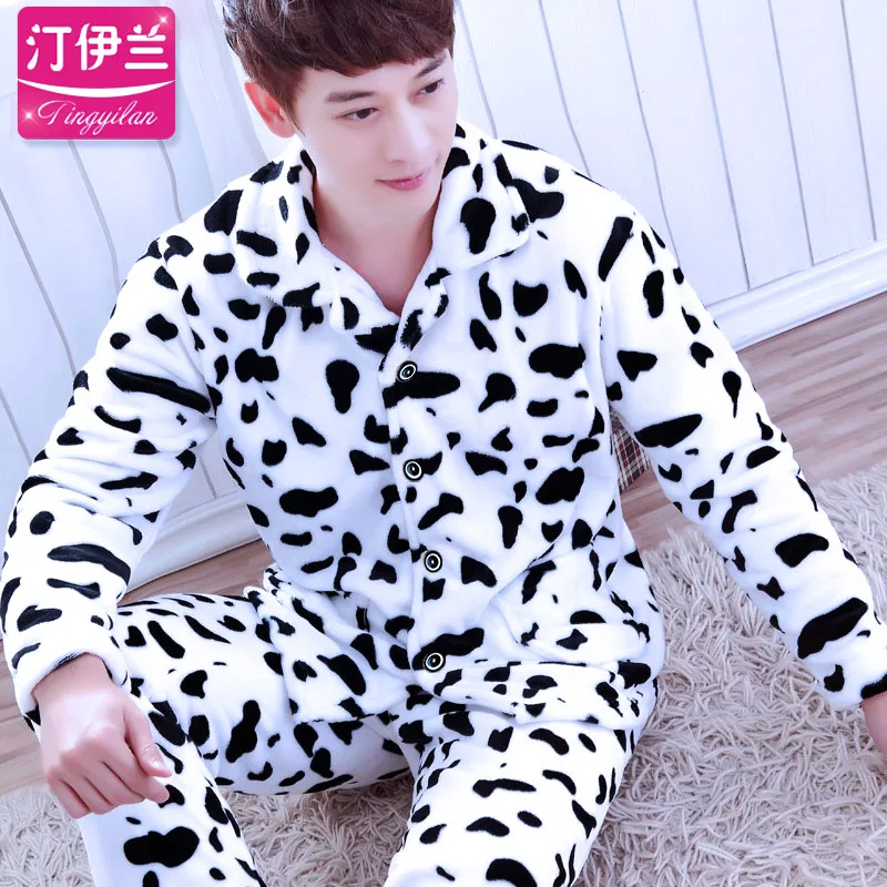 Adult Winter Warm Pajamas Mens Flannel Comfortable Sleepwear Male Coral Fleece Homewear Long Sleeve 2pcs Plus Size D-2060
Adult Winter Warm Pajamas Mens Flannel Comfortable Sleepwear Male Coral Fleece Homewear Long Sleeve 2pcs Plus Size D-2060